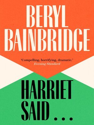 cover image of Harriet Said . . .